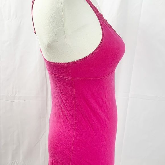 Hudson North πΈ Hot Pink Lace-Trim Nightgown | 100% Pima Cotton | Size Small - Picture 3 of 8